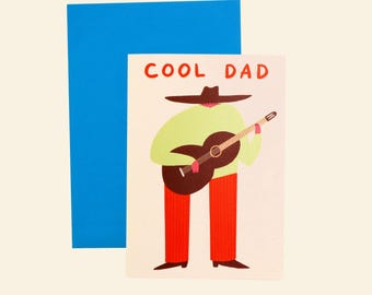 Cool Dad Card, Father’s Day Card for Dad, Dad Birthday Card