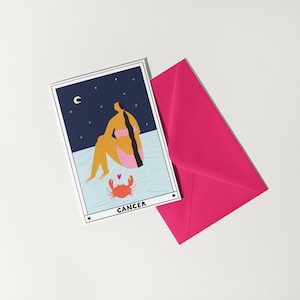 Tarot kankerverjaardagskaart | Horoscoop | Dierenriem verjaardagskaart | Sterrenbeeldkaart