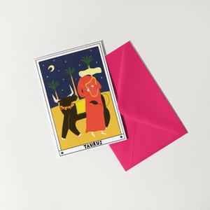 Tarot Taurus verjaardagskaart | Horoscoop | Dierenriem verjaardagskaart | Sterrenbeeldkaart