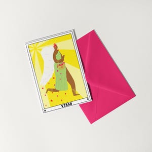 Tarot Jungfrau Geburtstagskarte | Horoskop | Sternzeichen Geburtstagskarte | Sternzeichen Karte