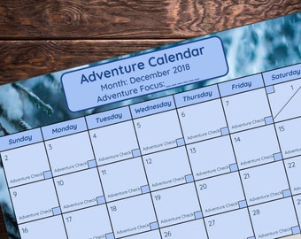 December calendar | Etsy