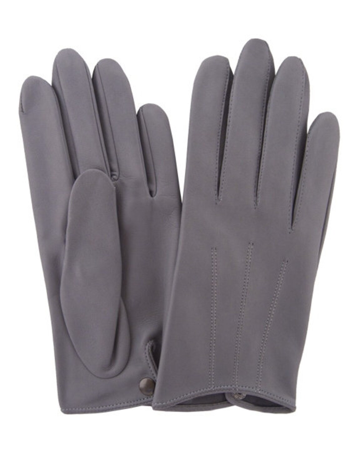 Grey Leather Gloves Driving Gloves Women Gray Gloves Ladies Etsy Canada