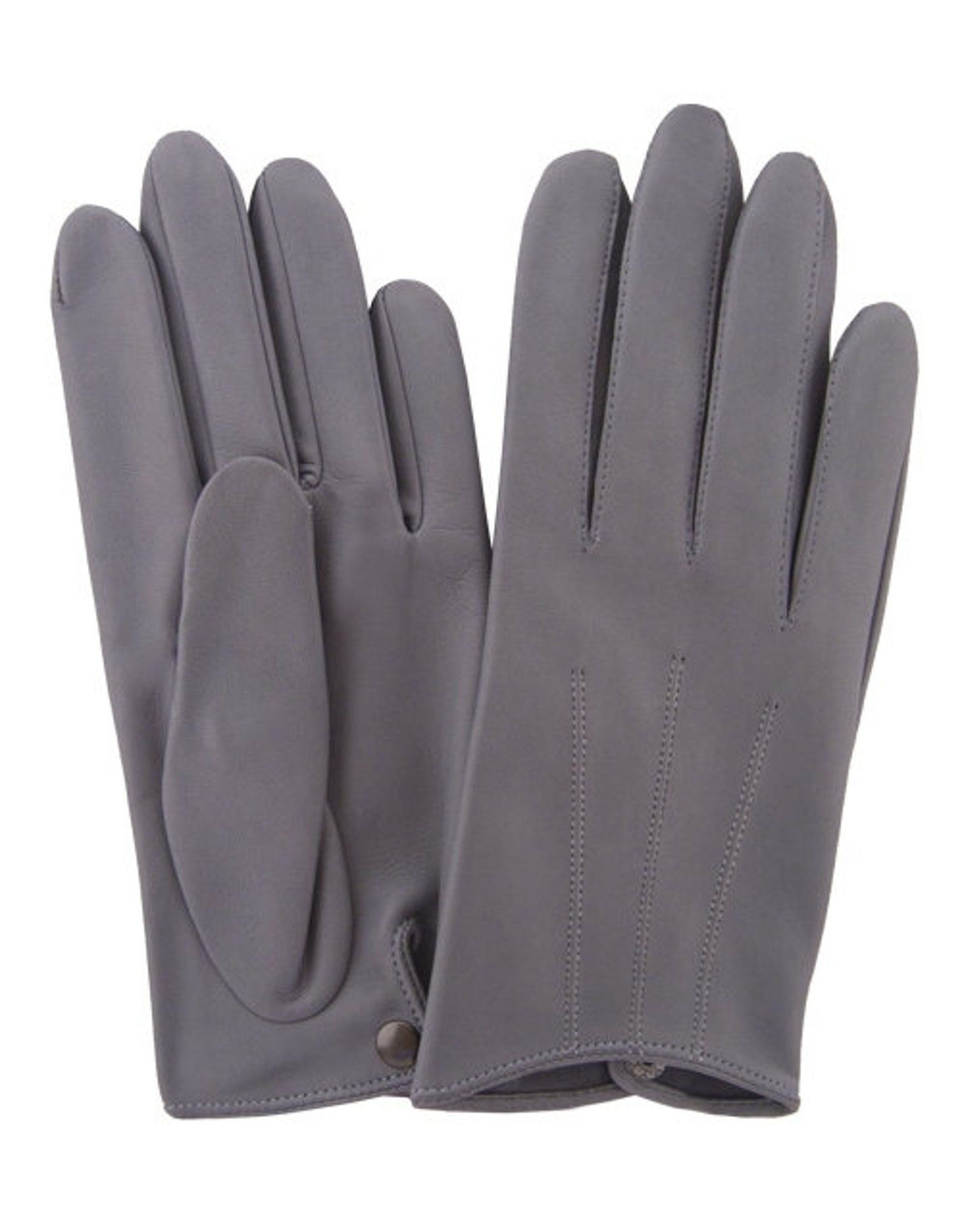 Grey leather gloves Driving gloves women Gray gloves Ladies Etsy