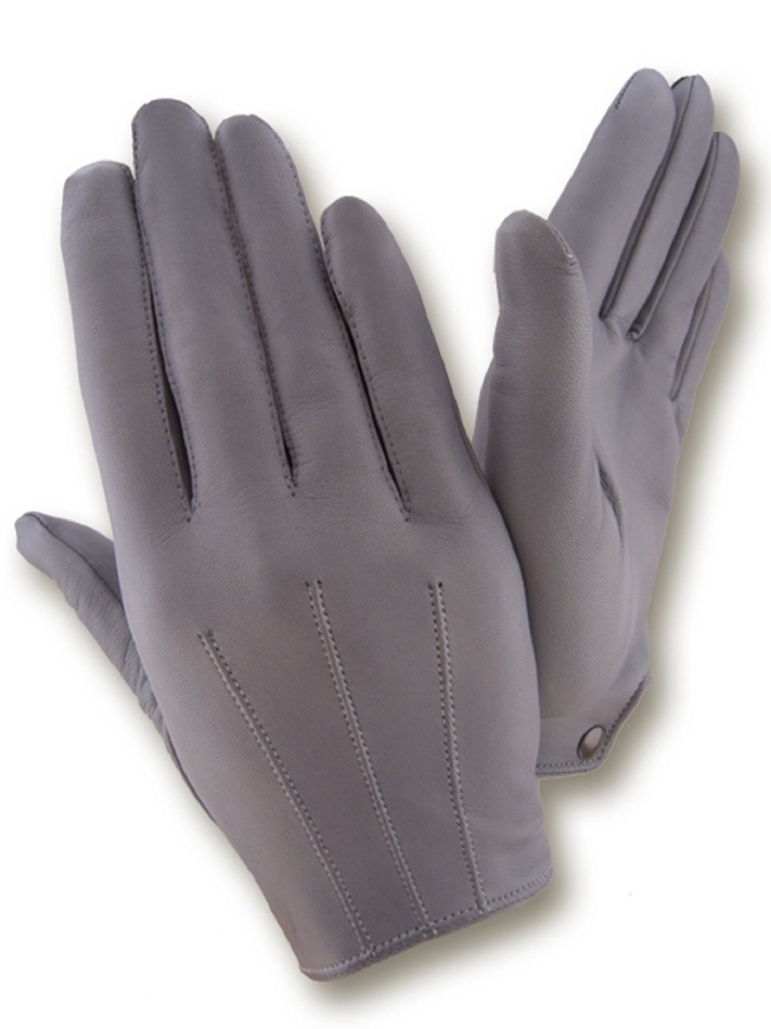 Grey Leather Gloves Driving Gloves Women Gray Gloves Ladies Etsy Canada