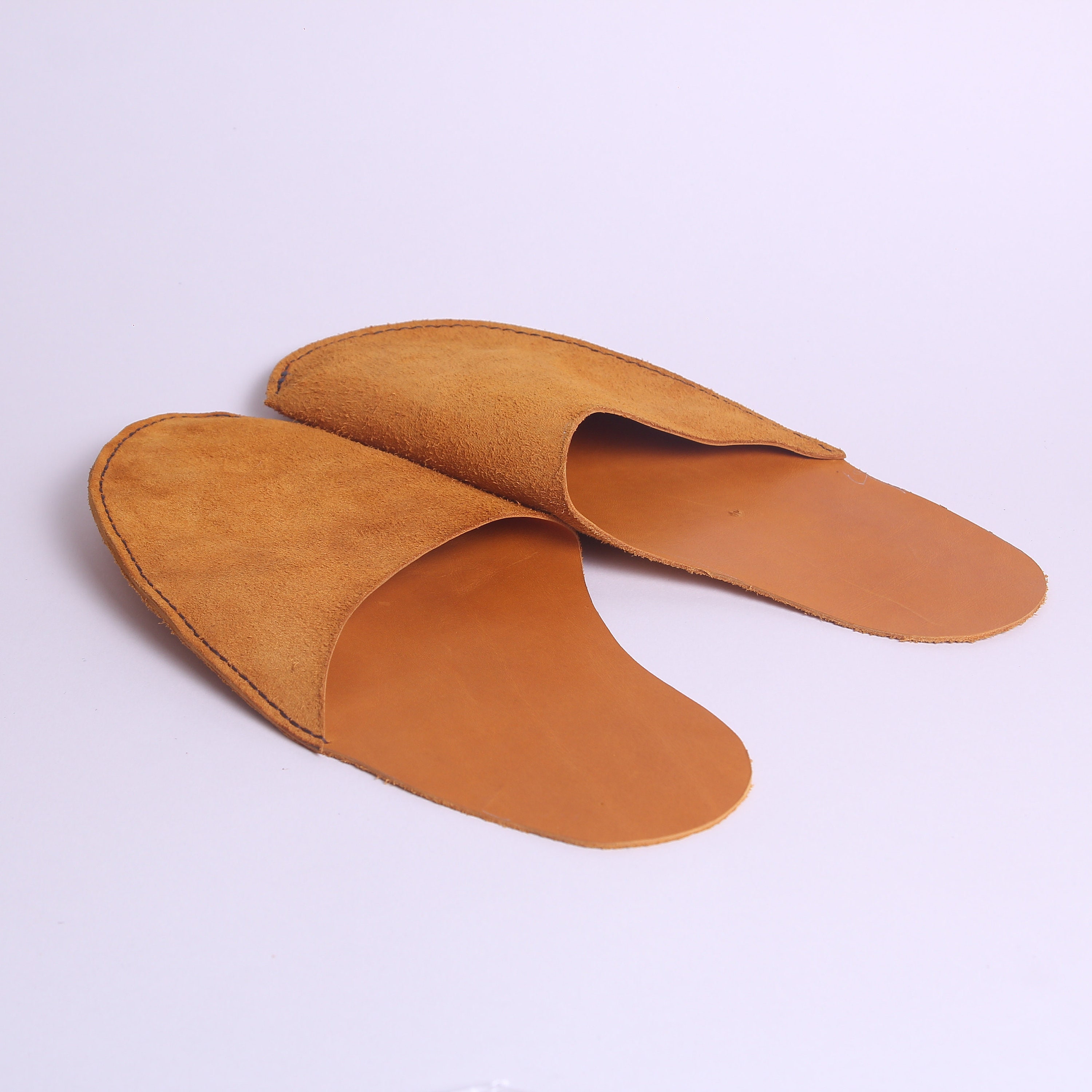 House Slippers Leather Slippers 