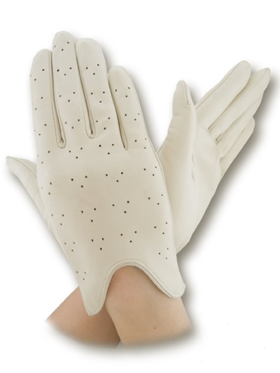 womens white gloves