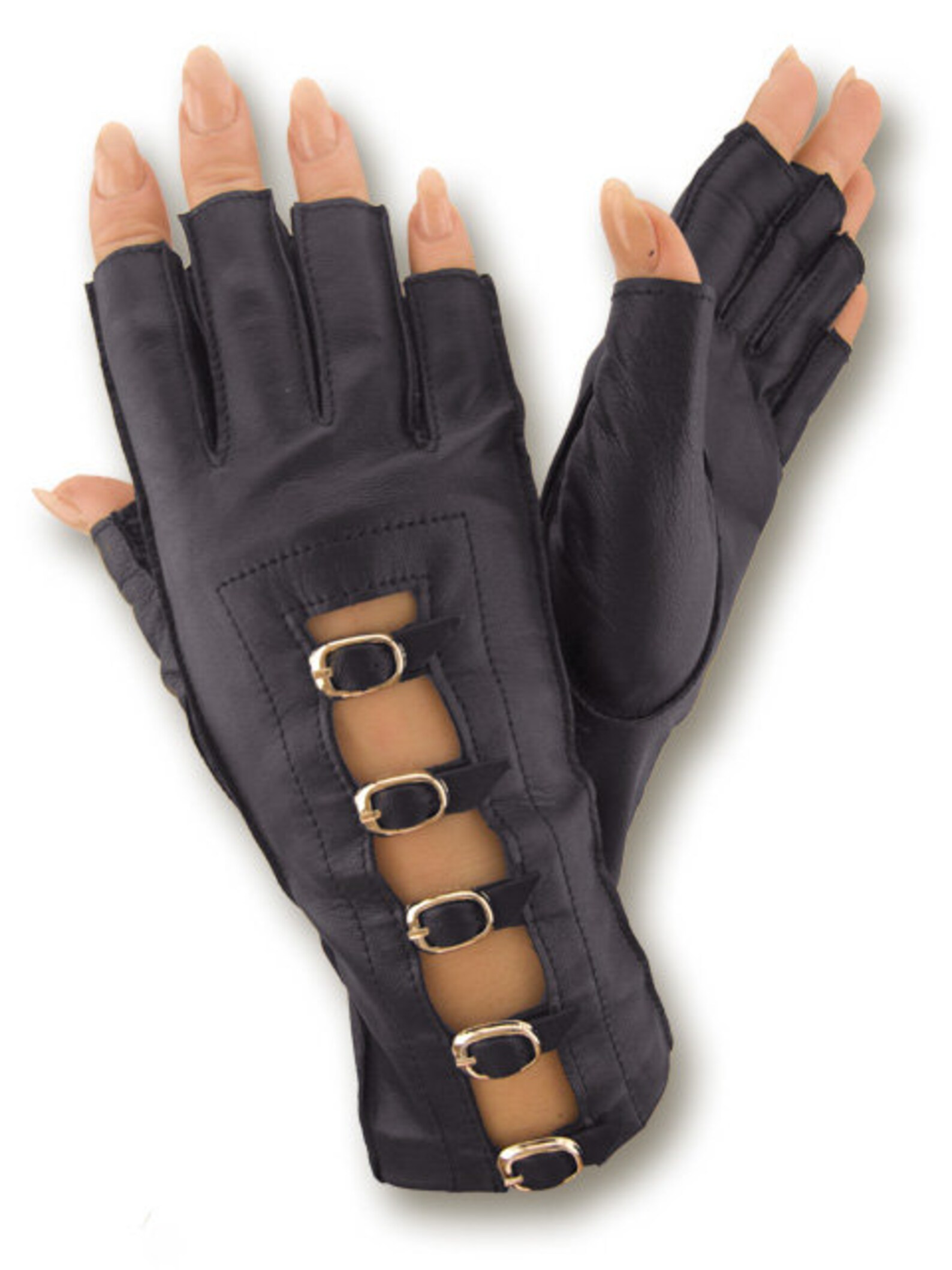 Steampunk leather women gloves Ladies leather driving gloves Etsy