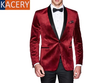 red formal jacket mens