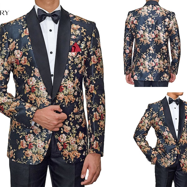 Men's Blazer Tuxedo Grooms Wedding suit Smart Dinner Jacket {Code - MT105}
