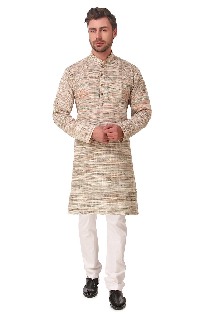 Men's Indian Cotton Khadi Kurta Pajama Casual Wear AN560 Etsy