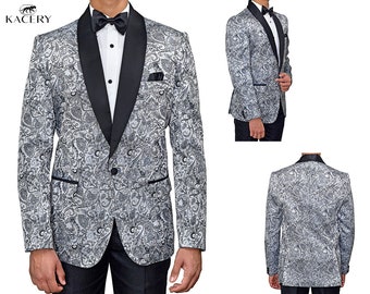 Men's Blazer Tuxedo Grooms Wedding suit Smart Dinner Jacket{Code - MT109}