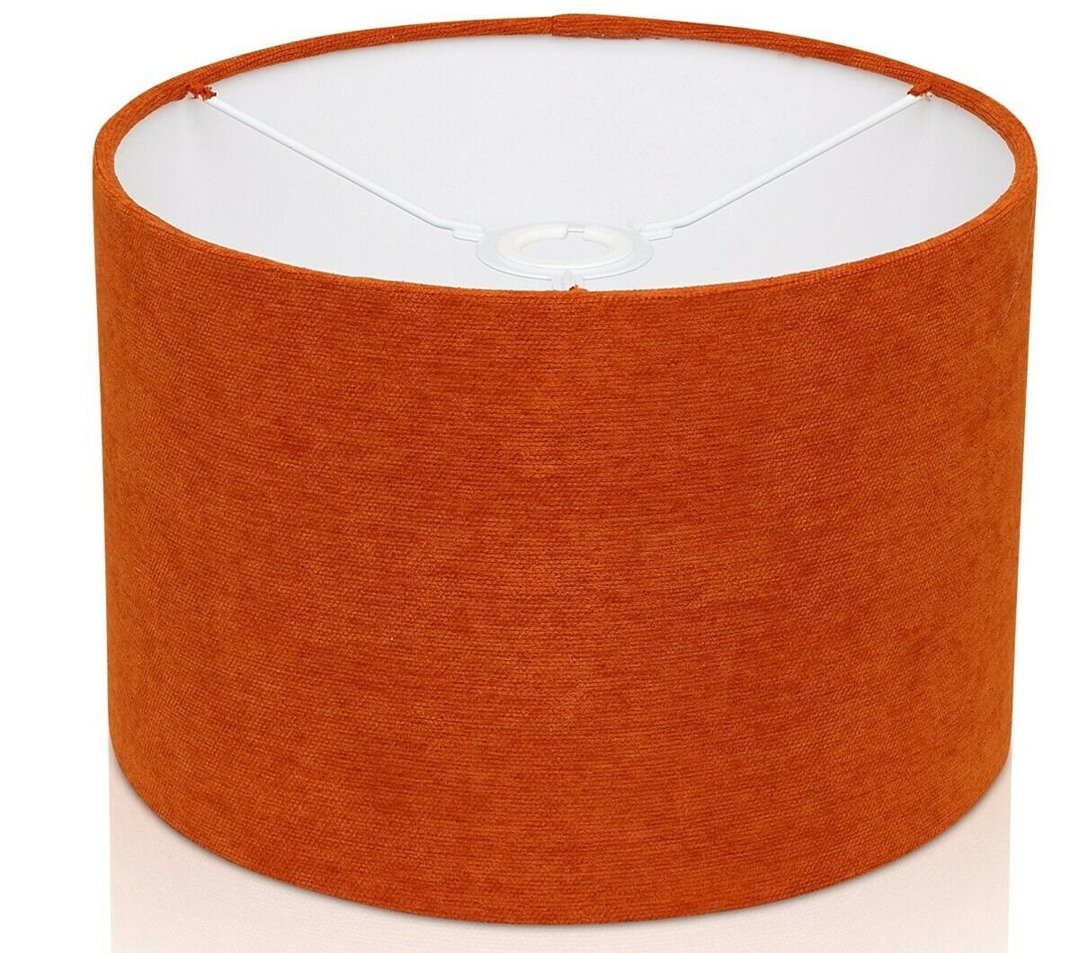 ORANGE LAMPSHADE Art Deco Lamp Retro Lamp Shade Orange Drum Etsy