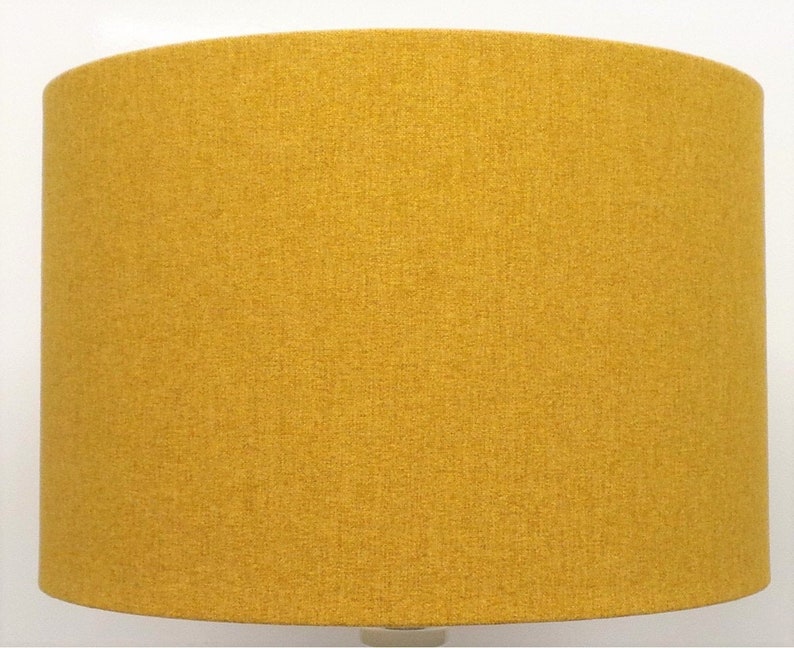 ORANGE LAMPSHADE YELLOW Lampshade Uk Made Mustard Lampshade Etsy UK