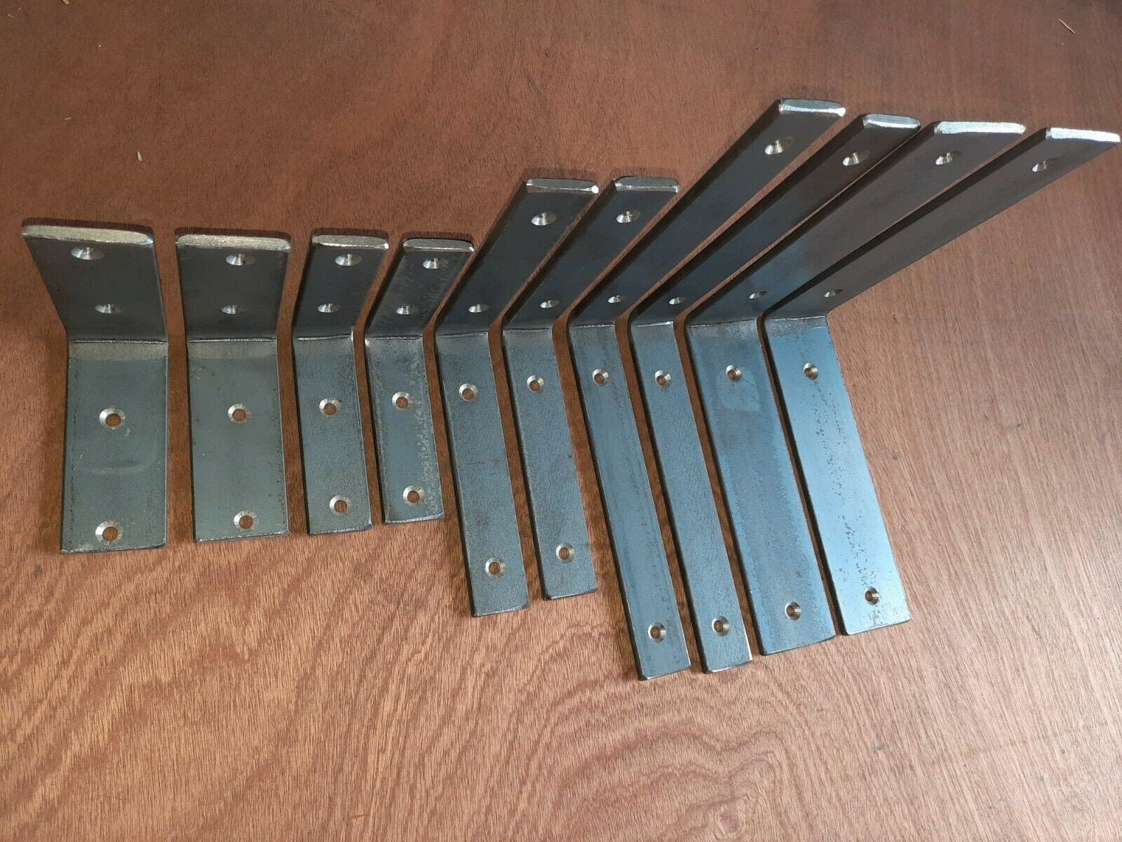 2 X STEEL BRACKETS UK Made Floating Brackets Flat Brackets Etsy UK