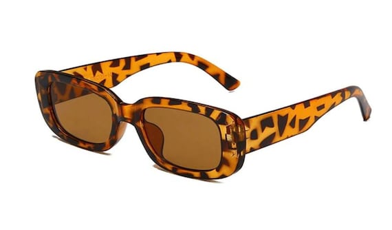 Classic Retro Rectangular Sunglasses Tortoise Shell (unisex  display picture 3