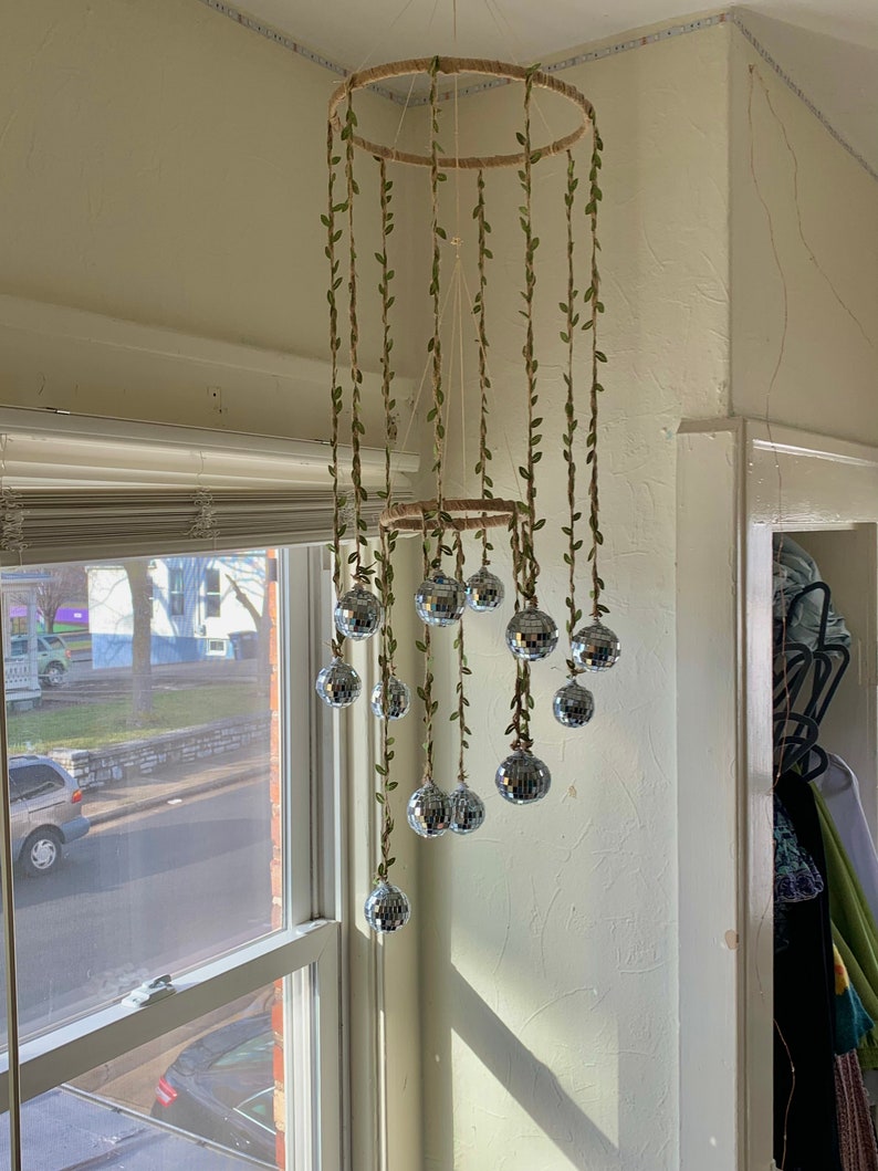 Disco Ball Chandelier Etsy
