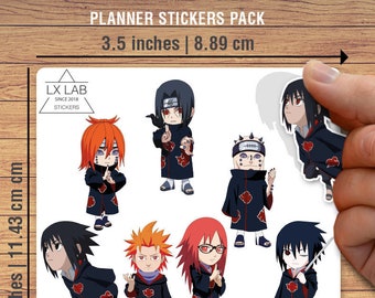 naruto stickers etsy