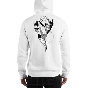 Hoodie Print, Hoodie Art, Abstract Tshirt, Mountains Hoodie, Sweatshirt Mountains, Wanderlust, Hooded Sweatshirt, Adveturer Tshirt, Gift