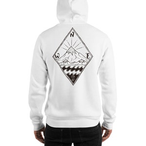 Hooded Sweatshirt, Hoodies, Lost, Mountains, Wanderlust, Hoodie, Men Hoodies, Women Hoodies, Clothing, Apparel, Premium Sweatshirt, Shirt