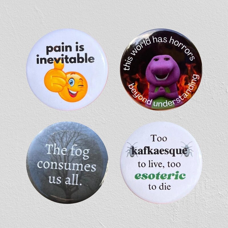 Funny Buttons - Etsy