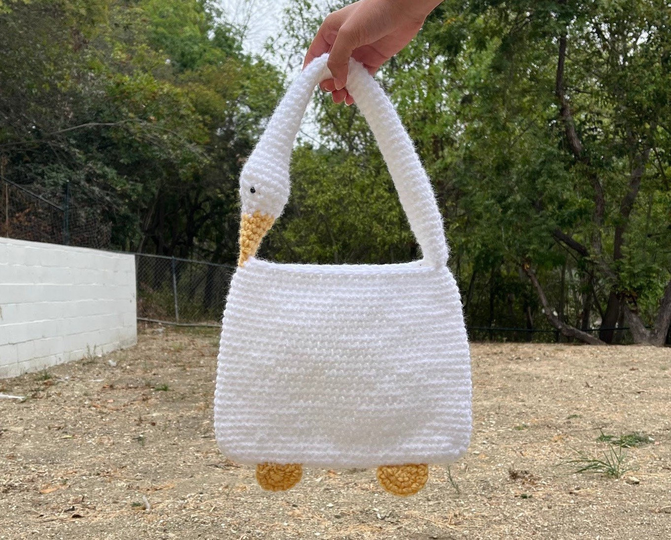 Crochet Goose Bag 