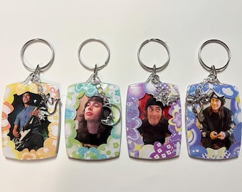 Vic Fuentes Pierce The Veil Photocard Keychain Double Sided (read DETAILS FOR SIZE)
