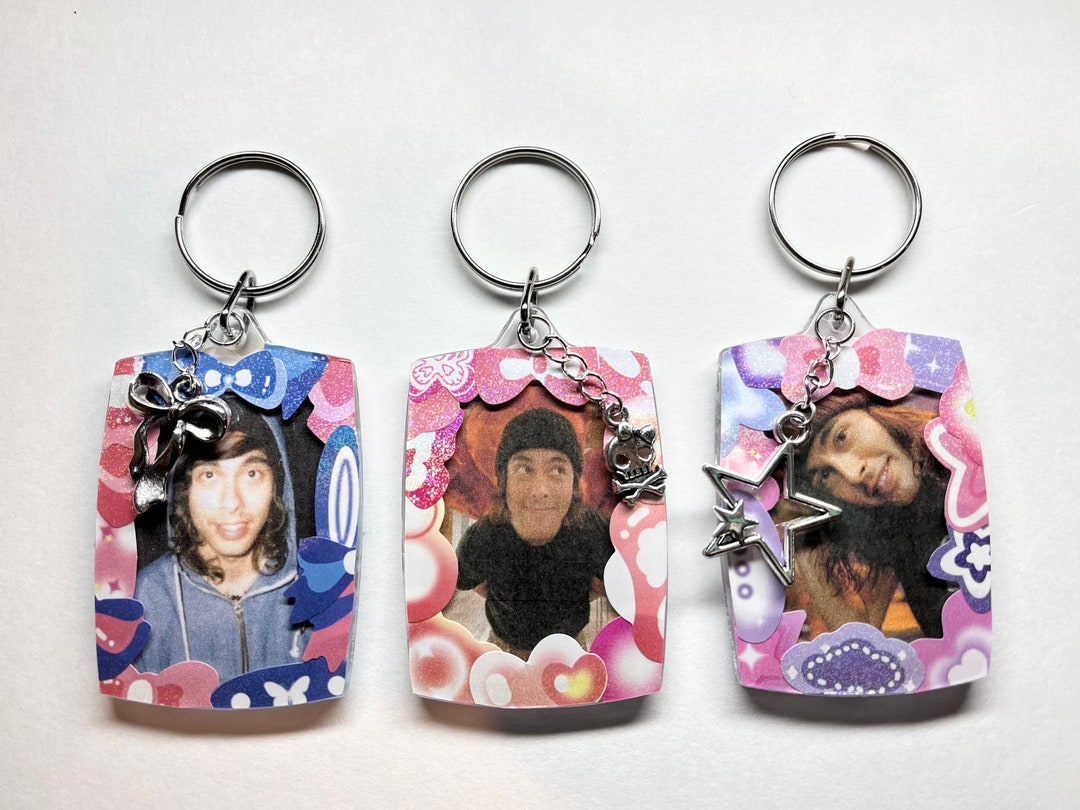 Vic Fuentes Pierce the Veil Photocard Keychain Double Sided Etsy
