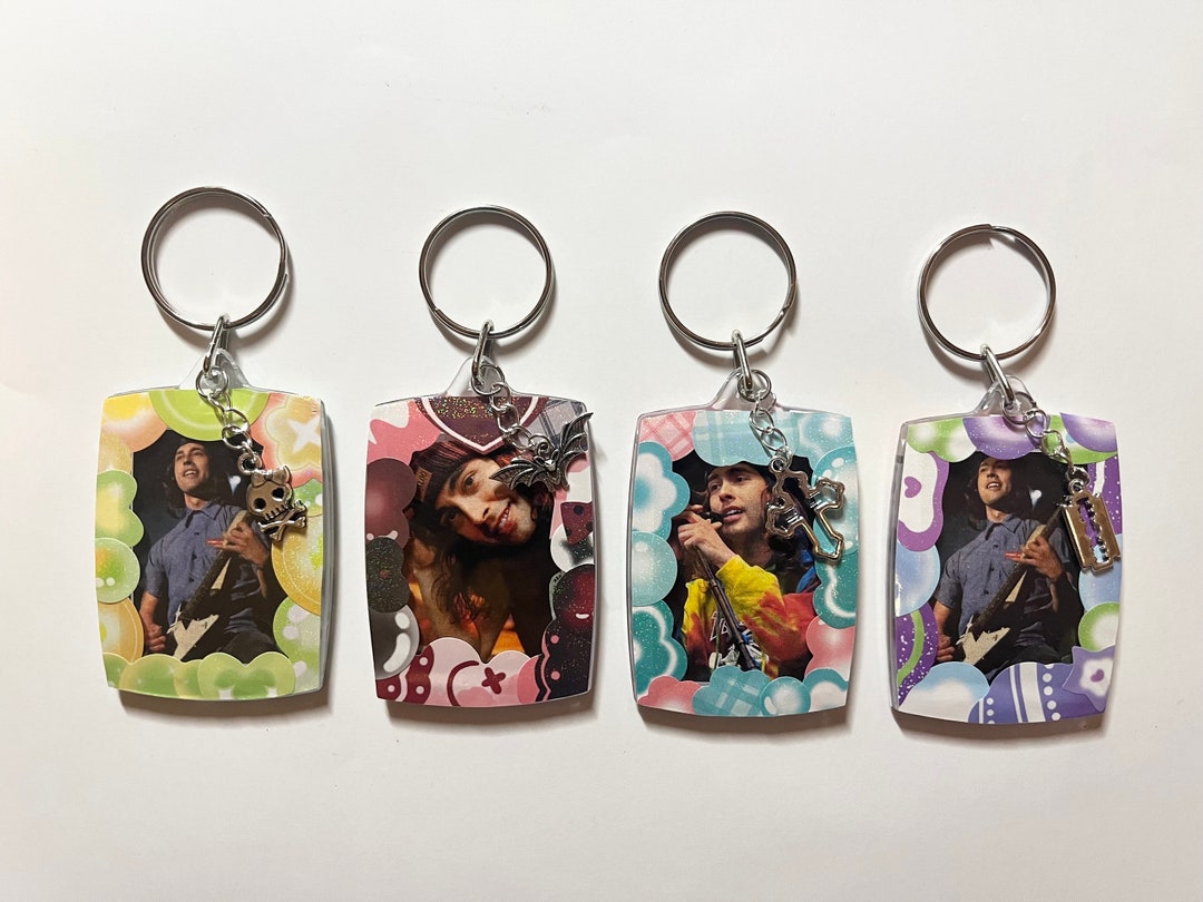 Vic Fuentes Pierce the Veil Photocard Keychain Double Sided Etsy