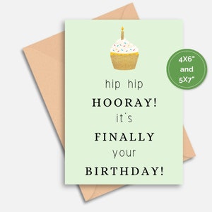 Leap Year Birthday Card | Printable Birthday Card, Leap Day Birthday, Funny Leap Year, February 29th, Printable Funny Birthday Card
