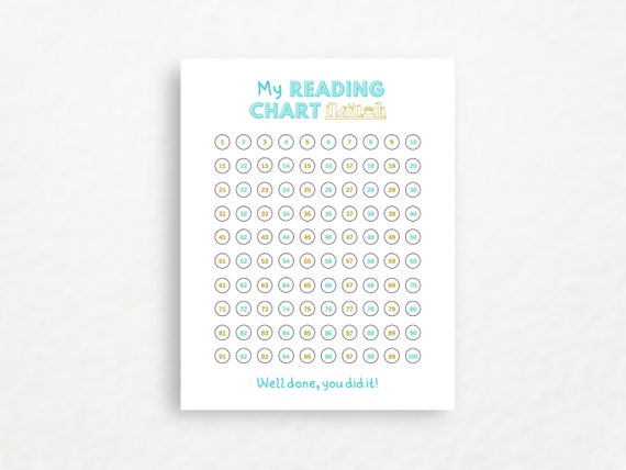 Kids Printable Reading Chart, Reading Reward Chart, Homeschool Reading Chart, Book Reward Chart, Reading Progress Chart, Kids Book Tracker