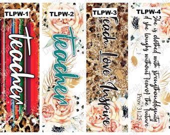 Clear Cast PEN WRAPPERS **Teacher Leopard**