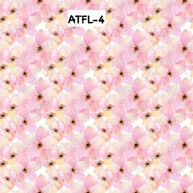 Clear Cast or White Vinyl Sheets at the Florist set 1 Etsy