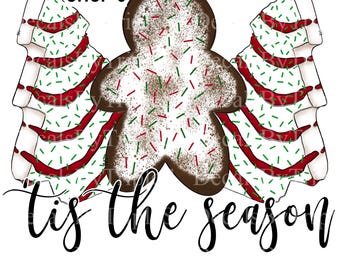 UVdtf Decals CHRISTMAS CAKES PLAID (Check out the matching sheets in the Sheet/Decal Sets section)