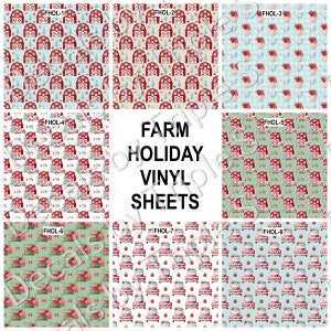 Clear Cast or White Vinyl Sheets ***FARM HOLIDAY***