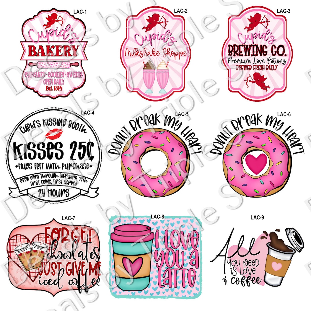 Clear Cast Decals LOVE AND CUPID Etsy