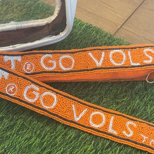 Vols Licensed Beaded Purse Strap