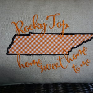 Tennessee Home Sweet Home Pillow, Rocky Top Pillow image 2