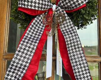 Custom Elephant Wreath Ribbon, Elephant Door Hanger