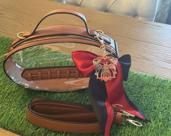 Red and Black Purse Sash