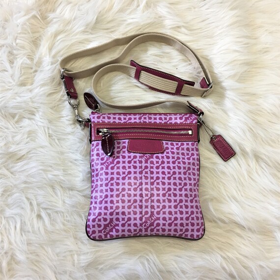 Coach Penelope Op Art Coated Canvas Swingpack