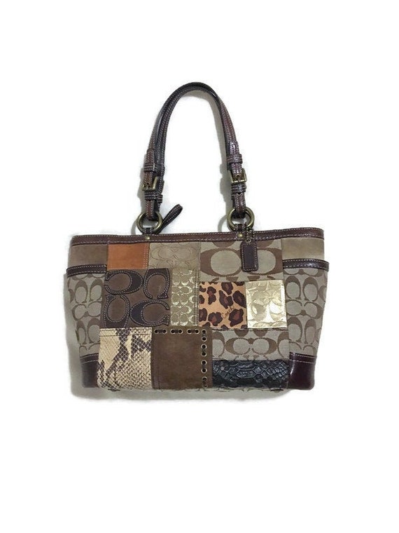 Coach Patchwork Tote/Shoulder Bag