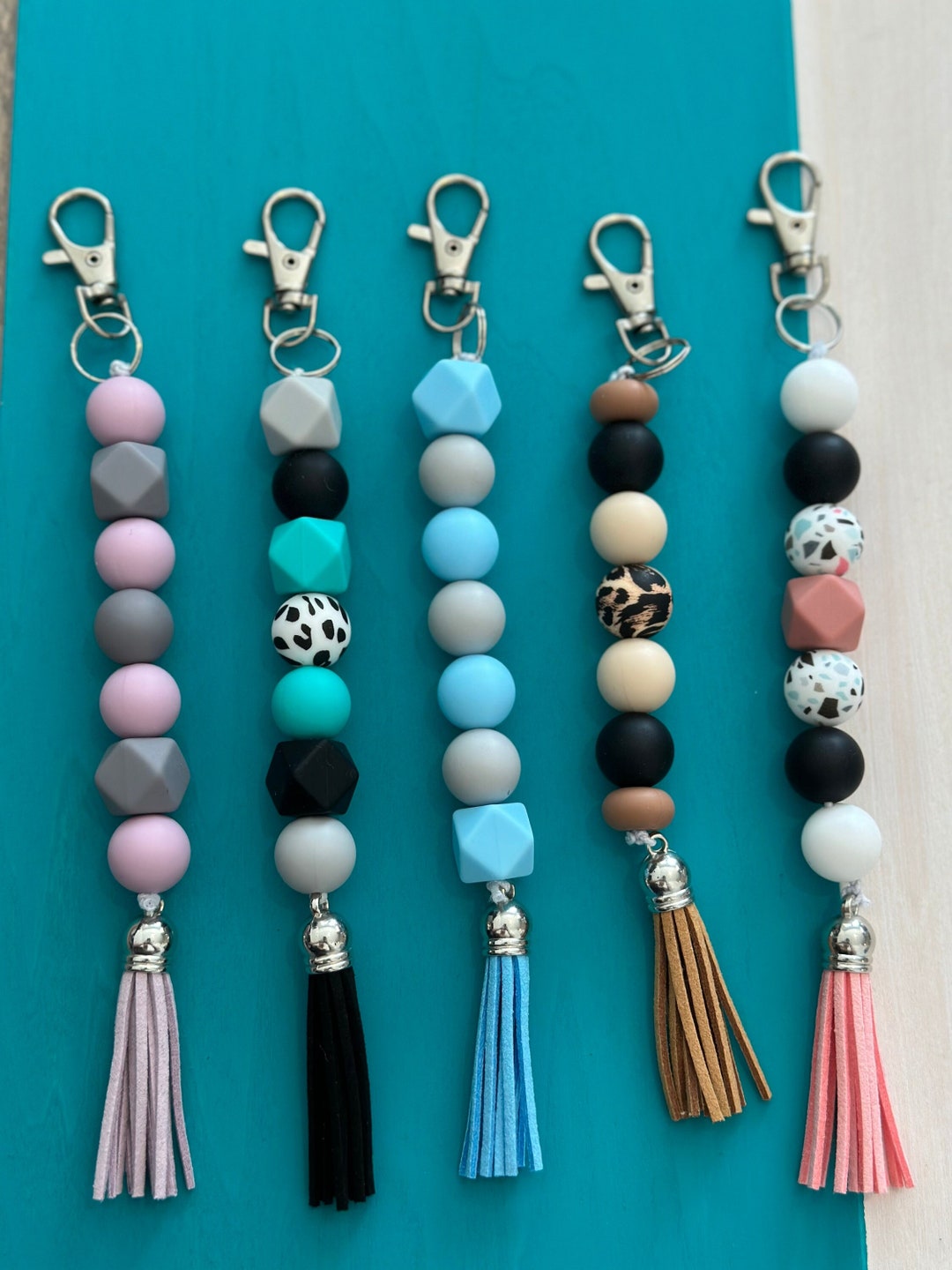 Beaded Key Chain Etsy