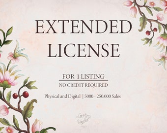 Extended Commercial License Louie Vanille