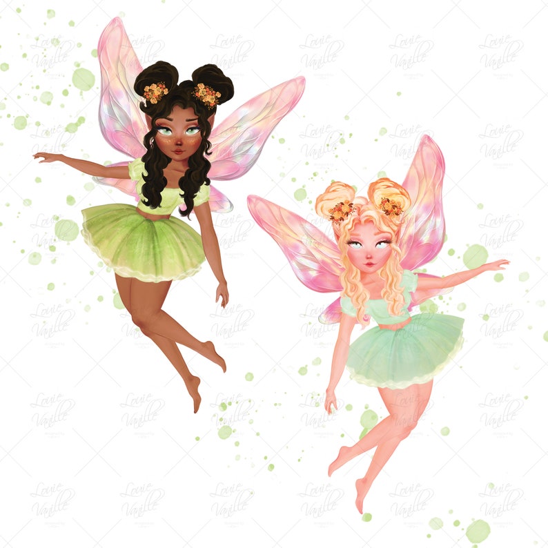 Fairy Clip Art Fairy Graphics Fairy Tale Clip Art African | Etsy