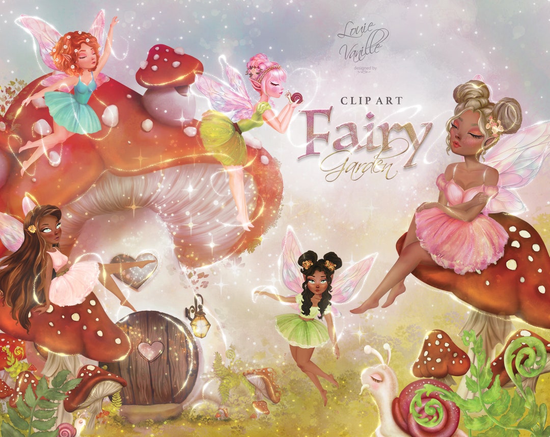 Fairy Clip Art, Fairy Graphics, Fairy Tale Clip Art, African American