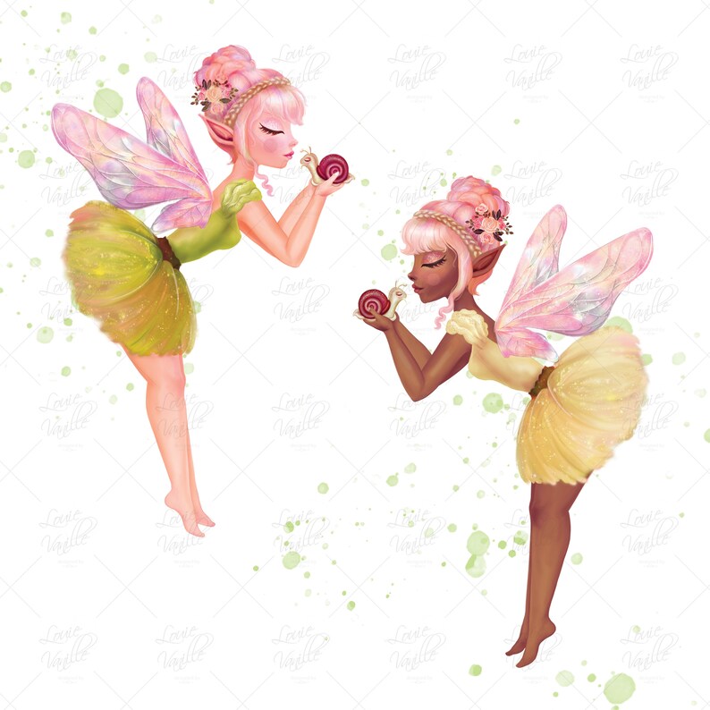 Fairy Clip Art Fairy Graphics Fairy Tale Clip Art African | Etsy