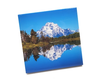 Grand Teton N.P. - Carrelage Trivet - Oxbow Bend - Tetons