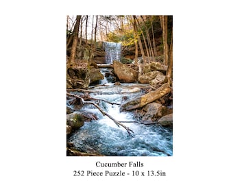 Cucumber Falls Puzzle - Waterfall Puzzle - 252 piece puzzle