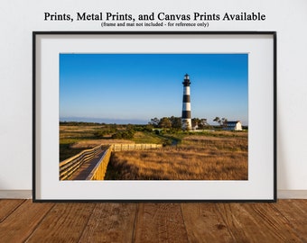 Bodie Lighthouse, OBX, North Carolina, Outer Banks - prints, metal prints, canvas