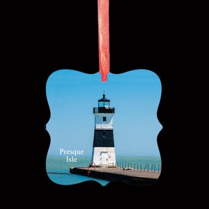 Presque Isle, Erie, PA Christmas Ornament 2 sided image 2